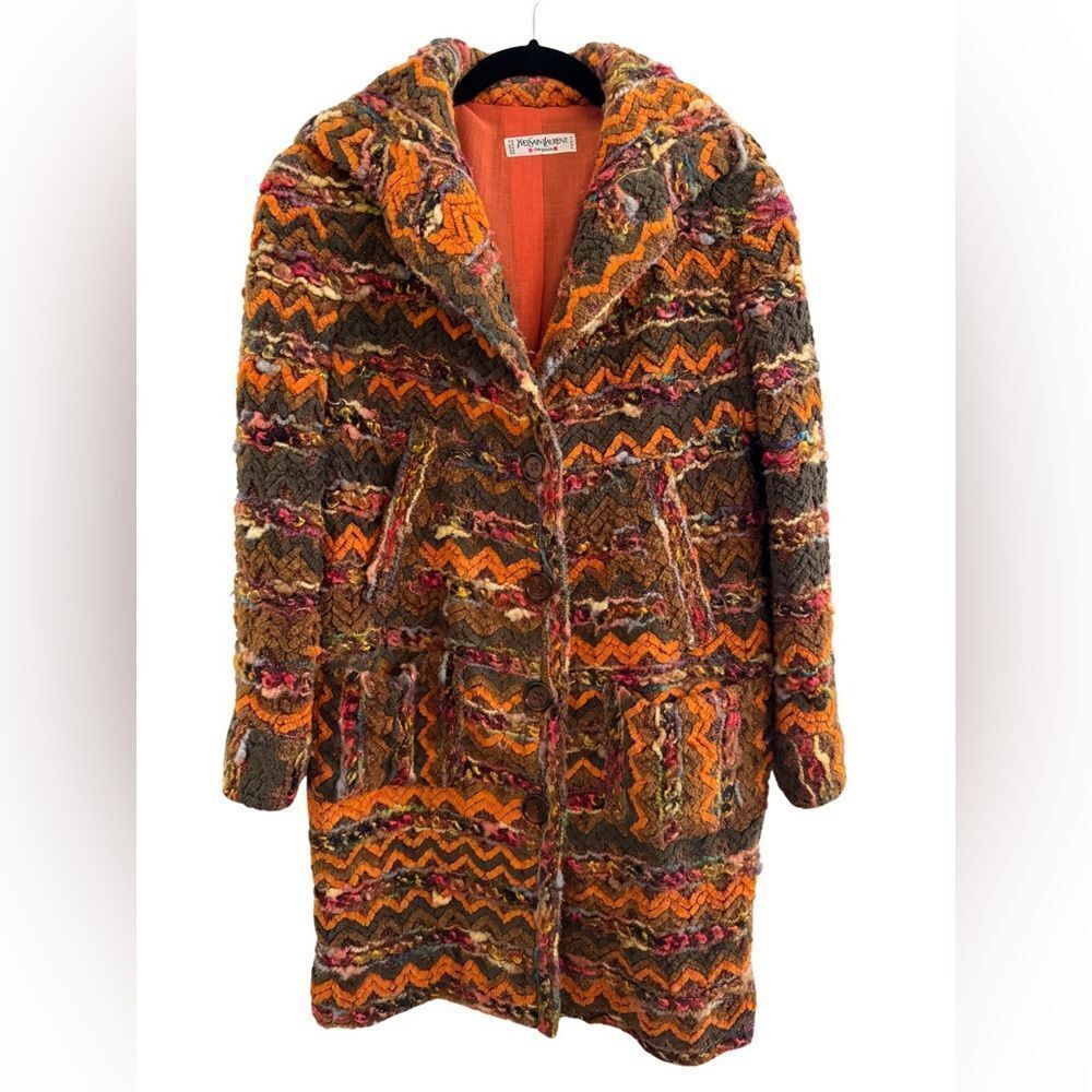 Vintage Yves Saint Laurent Yarn 🧶 Coat